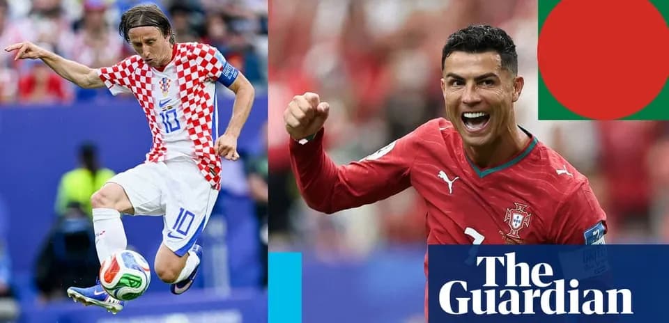 Модрич и Роналду в игре на чемпионате мира