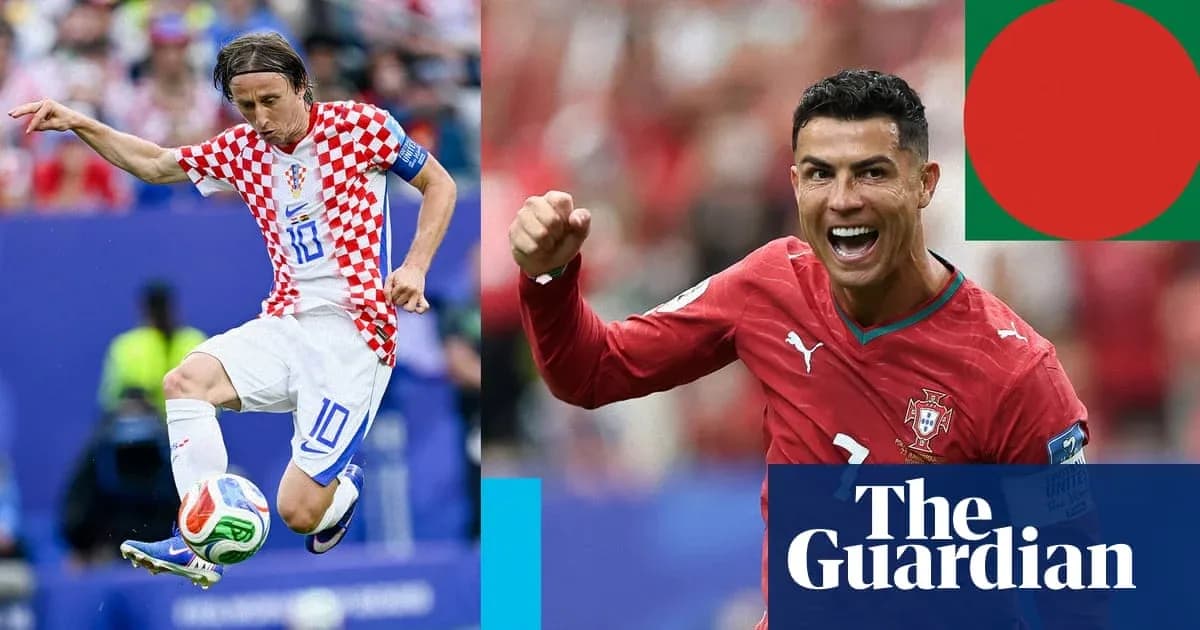 Модрич и Роналду в игре на чемпионате мира