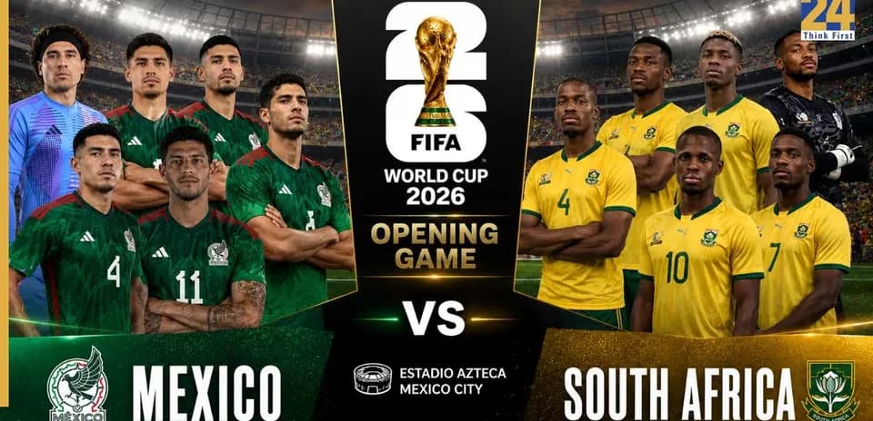 Матч между Мексикой и Южной Африкой
