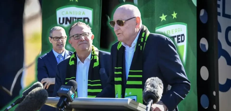 Официальная пресс-конференция Canberra United с представителями клуба