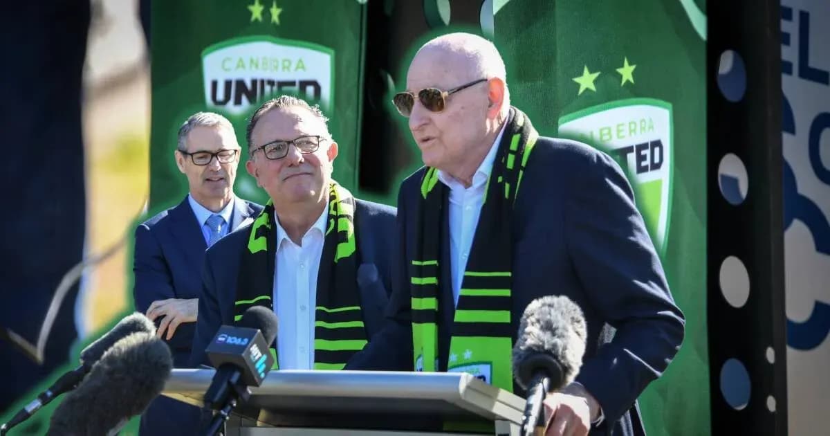 Официальная пресс-конференция Canberra United с представителями клуба